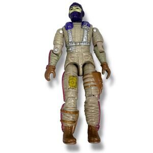 Vintage 1987 Hasbro GI Joe Cobra Gyro Viper Action Figure Loose Moveable Joints